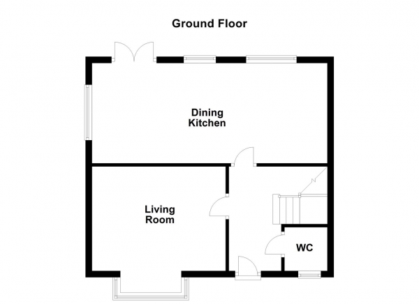 Floor Plan Image for 3 Bedroom Detached House for Sale in Eastbourne View, Pontefract, WF8 2HQ