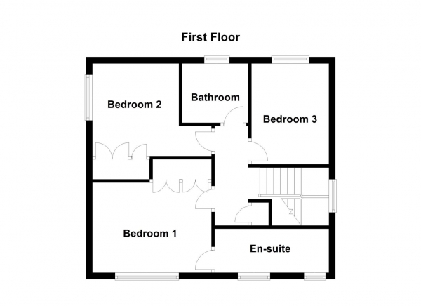 Floor Plan Image for 3 Bedroom Detached House for Sale in Eastbourne View, Pontefract, WF8 2HQ