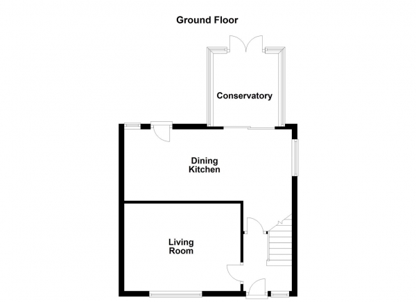 Floor Plan Image for 3 Bedroom Semi-Detached House for Sale in Walnut Drive, Normanton