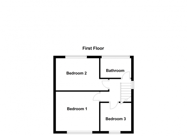 Floor Plan Image for 3 Bedroom Semi-Detached House for Sale in Walnut Drive, Normanton