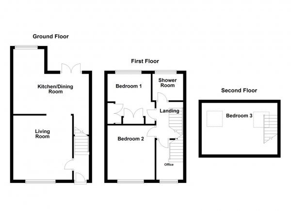 Floor Plan Image for 2 Bedroom Terraced House for Sale in Firville Avenue, Normanton