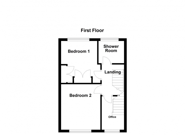 Floor Plan Image for 2 Bedroom Terraced House for Sale in Firville Avenue, Normanton