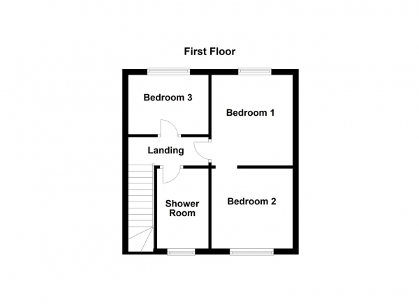 Floor Plan Image for 3 Bedroom Detached Bungalow for Sale in Whinney Close, Streethouse, Pontefract