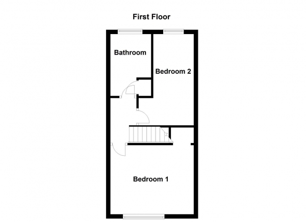 Floor Plan Image for 2 Bedroom End of Terrace House for Sale in Benson Lane, Normanton