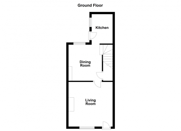 Floor Plan Image for 2 Bedroom Terraced House for Sale in Westfields, Castleford