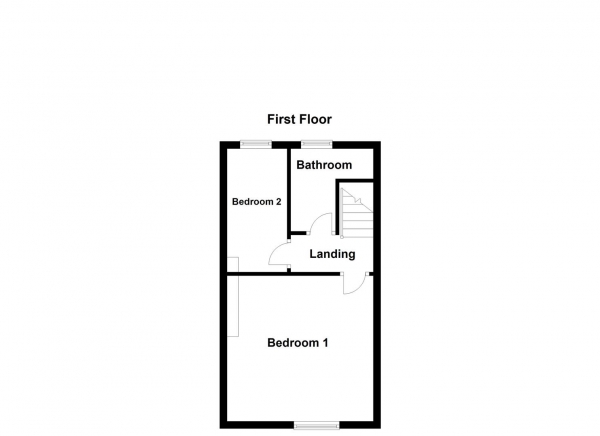 Floor Plan Image for 2 Bedroom Terraced House for Sale in Westfields, Castleford