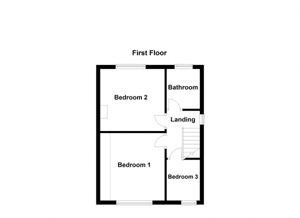 Floor Plan Image for 3 Bedroom Semi-Detached House for Sale in St. Martins Grove, Castleford