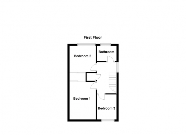 Floor Plan Image for 3 Bedroom Semi-Detached House for Sale in Tintagel Court, Normanton