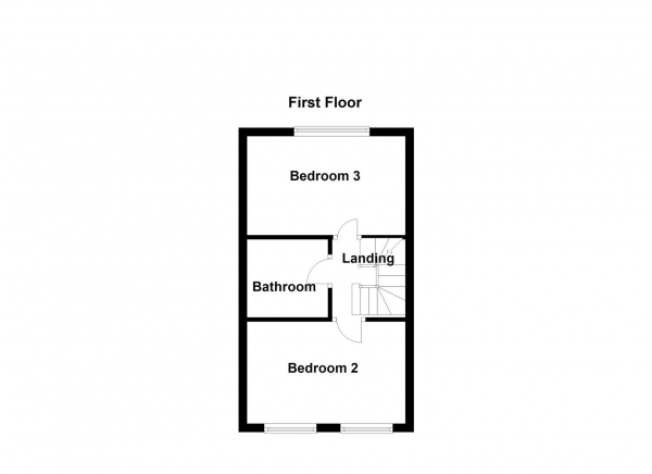 Floor Plan Image for 3 Bedroom Semi-Detached House for Sale in Oakland Hills, Normanton