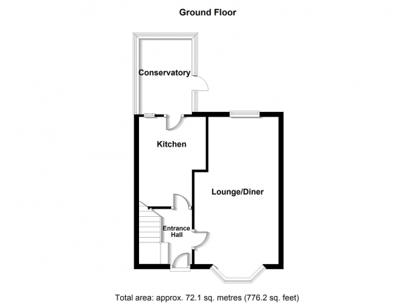 Floor Plan Image for 2 Bedroom Semi-Detached House for Sale in Arnside Crescent, Castleford