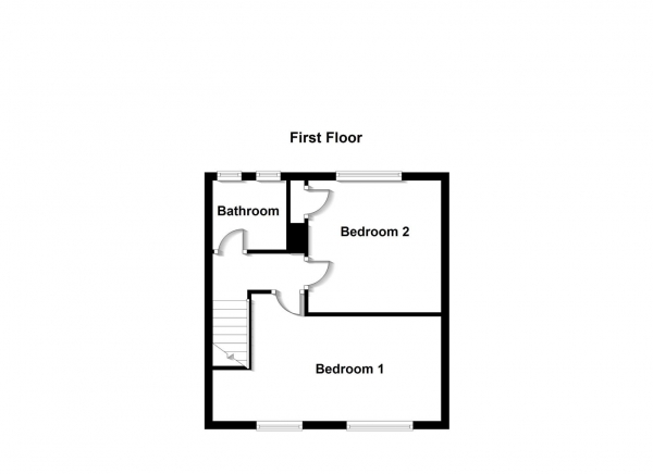 Floor Plan Image for 2 Bedroom Semi-Detached House for Sale in Arnside Crescent, Castleford