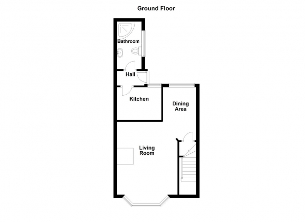 Floor Plan Image for 3 Bedroom Terraced House for Sale in Ashfield Street, Normanton