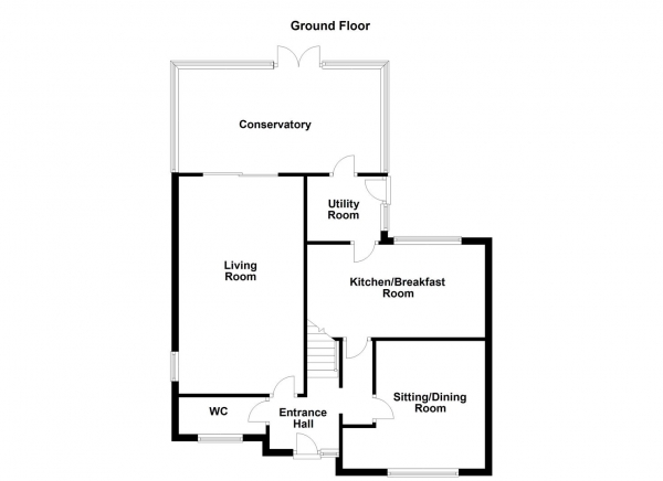 Floor Plan Image for 4 Bedroom Detached House for Sale in Stablers Walk, Altofts, Normanton