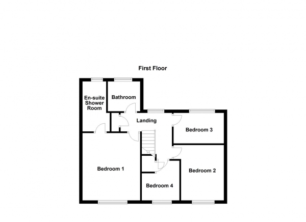 Floor Plan Image for 4 Bedroom Detached House for Sale in Stablers Walk, Altofts, Normanton