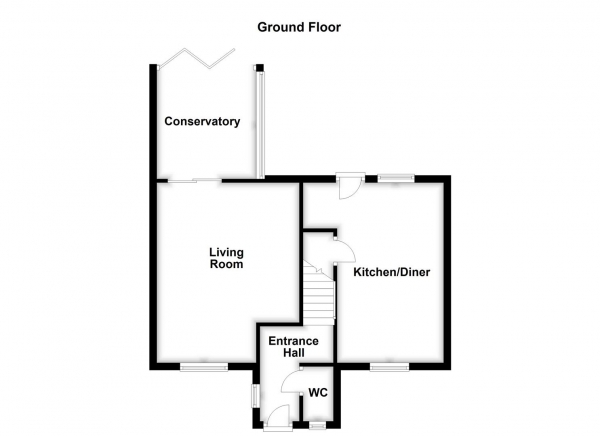 Floor Plan Image for 3 Bedroom Detached House for Sale in Hayfield Close, Normanton