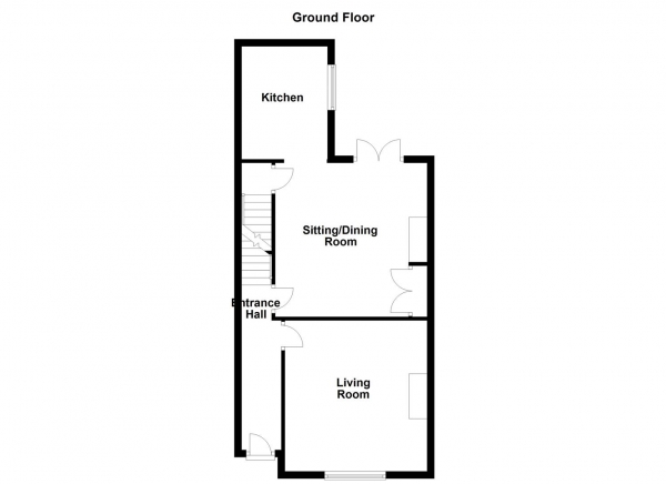 Floor Plan Image for 2 Bedroom Terraced House for Sale in Snydale Road, Normanton