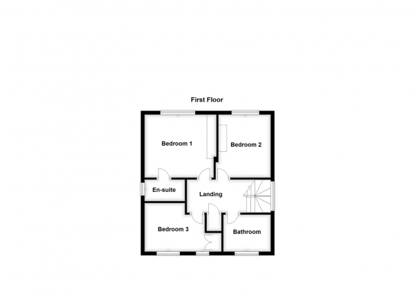 Floor Plan Image for 3 Bedroom Detached House for Sale in Kingfisher Court, Normanton