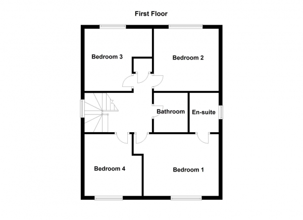 Floor Plan Image for 4 Bedroom Detached House for Sale in Oak Way, Normanton