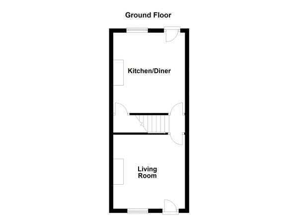 Floor Plan Image for 3 Bedroom Terraced House for Sale in Aketon Road, Castleford