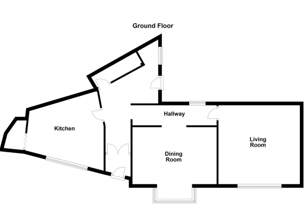 Floor Plan Image for 3 Bedroom End of Terrace House for Sale in Church Lane, Normanton