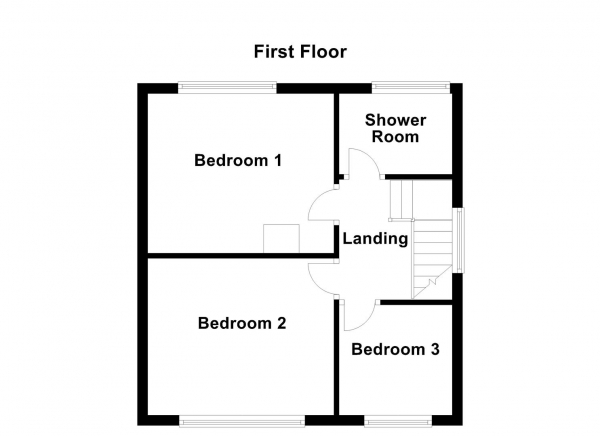 Floor Plan Image for 3 Bedroom Semi-Detached House for Sale in Northwood Falls, Woodlesford