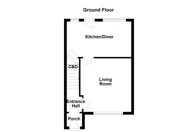 Floor Plan Image for 3 Bedroom Town House for Sale in Smithson Street, Rothwell