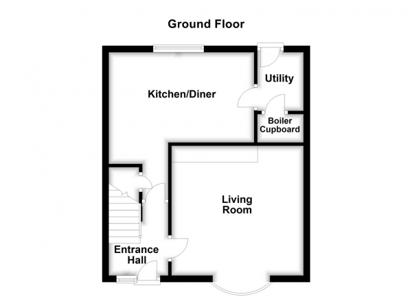 Floor Plan Image for 3 Bedroom Semi-Detached House for Sale in Rhyddings Avenue, Ackworth, Pontefract