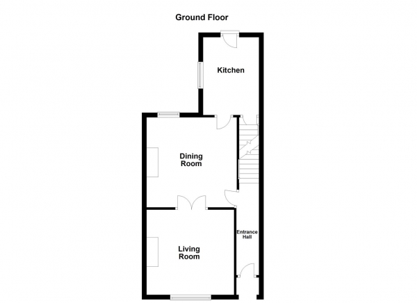 Floor Plan Image for 2 Bedroom Terraced House for Sale in The Grove, Normanton