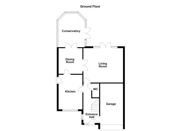 Floor Plan Image for 4 Bedroom Detached House for Sale in Fulford Close, Normanton