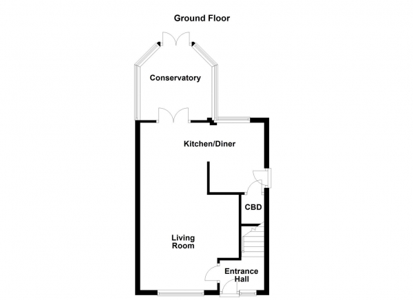 Floor Plan Image for 3 Bedroom Detached House for Sale in Springfield Avenue, Pontefract