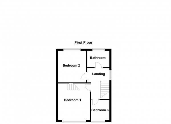 Floor Plan Image for 3 Bedroom Detached House for Sale in Springfield Avenue, Pontefract