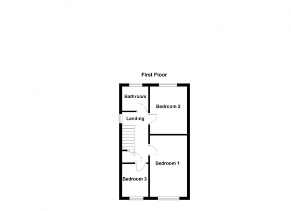 Floor Plan Image for 3 Bedroom Semi-Detached House for Sale in Snydale Road, Normanton