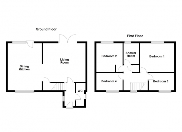 Floor Plan Image for 4 Bedroom Detached House for Sale in Newlaithes Crescent, Normanton