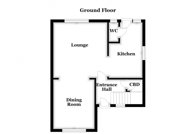 Floor Plan Image for 3 Bedroom Town House for Sale in Fryston Road, Castleford