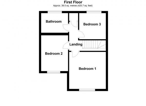 Floor Plan Image for 3 Bedroom Semi-Detached House for Sale in Shaw Rise, Normanton