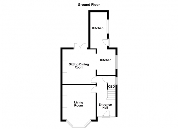 Floor Plan Image for 3 Bedroom Semi-Detached House for Sale in Ashfield Street, Normanton