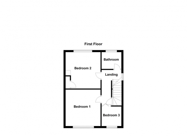 Floor Plan Image for 3 Bedroom Semi-Detached House for Sale in Ashfield Street, Normanton