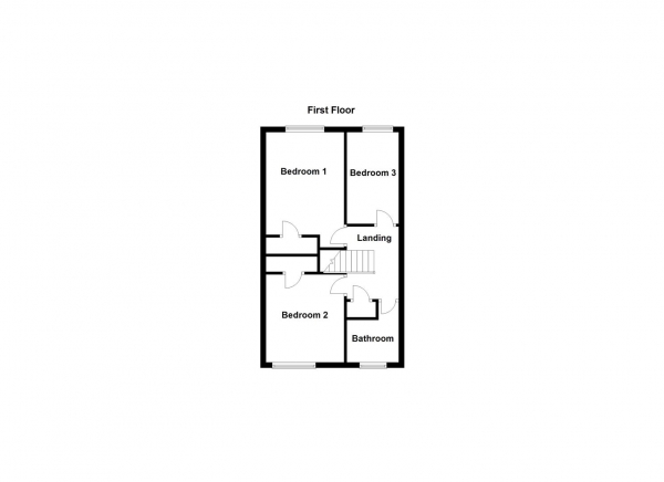 Floor Plan Image for 3 Bedroom End of Terrace House for Sale in Ackton Hall Crescent, Ackton, Pontefract