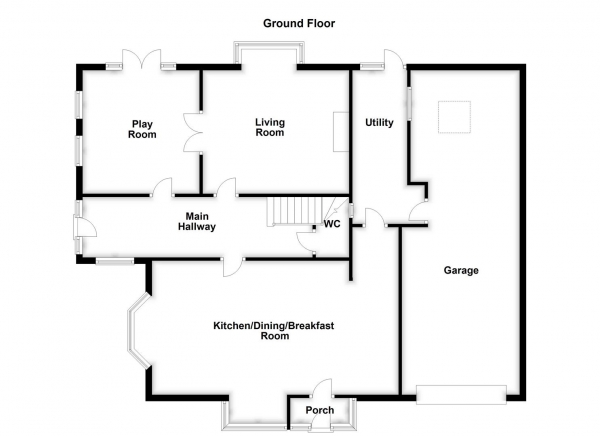 Floor Plan Image for 4 Bedroom Detached House for Sale in Houndhill Lane, Featherstone, Pontefract