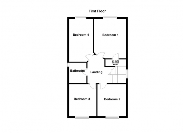 Floor Plan Image for 4 Bedroom Link Detached House for Sale in Hillcrest Mount, Castleford