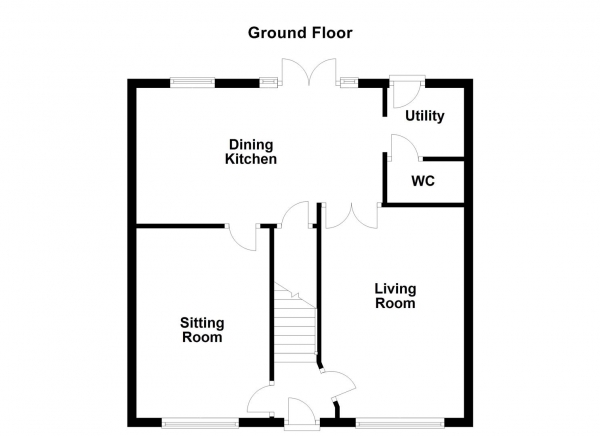 Floor Plan Image for 4 Bedroom Detached House for Sale in Amberwood Avenue, Castleford