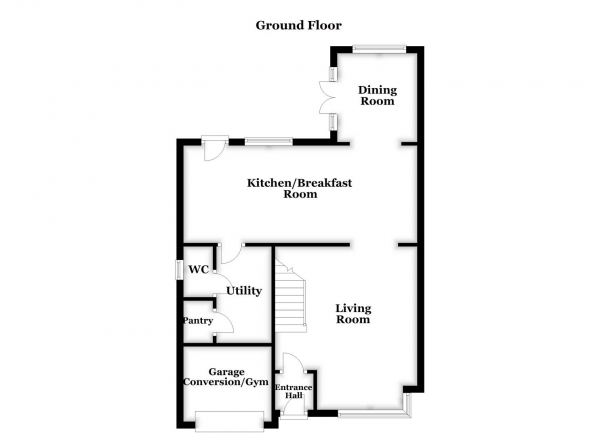 Floor Plan Image for 3 Bedroom Detached House for Sale in Pasture Drive, Castleford