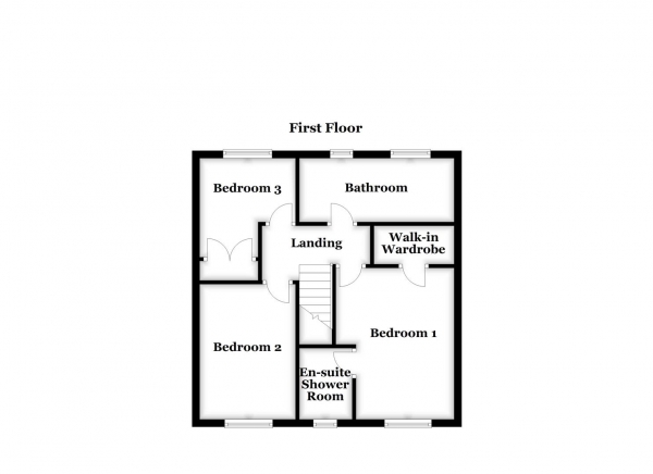 Floor Plan Image for 3 Bedroom Detached House for Sale in Pasture Drive, Castleford