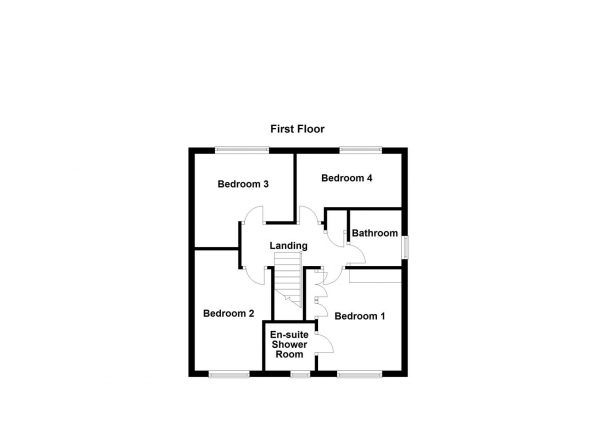 Floor Plan Image for 4 Bedroom Detached House for Sale in Whinbeck Avenue, Normanton