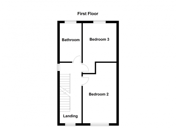 Floor Plan Image for 3 Bedroom Semi-Detached House for Sale in Meadow View, Upton, Pontefract