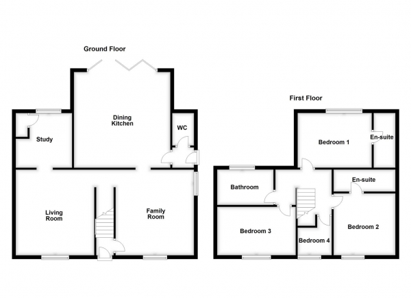 Floor Plan Image for 4 Bedroom Detached House for Sale in Wakefield Road, Normanton