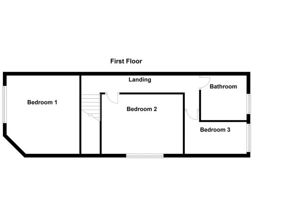 Floor Plan Image for 3 Bedroom Cottage for Sale in Cliff Hill Terrace, Fairburn, Knottingley