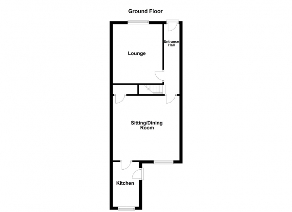 Floor Plan Image for 3 Bedroom Terraced House for Sale in Lower Oxford Street, Castleford