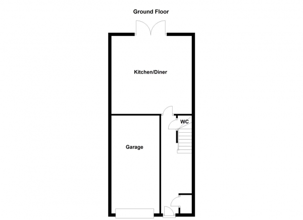 Floor Plan Image for 4 Bedroom Town House for Sale in Fallbrook Road, Castleford