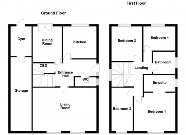 Floor Plan Image for 4 Bedroom Detached House for Sale in Pontefract Road, Ferrybridge, Knottingley